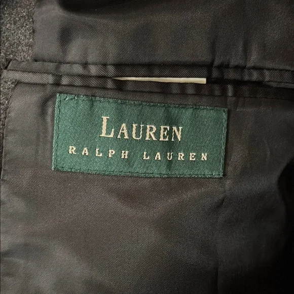 Ralph Lauren Long Grey Coat - Picture 2 of 7